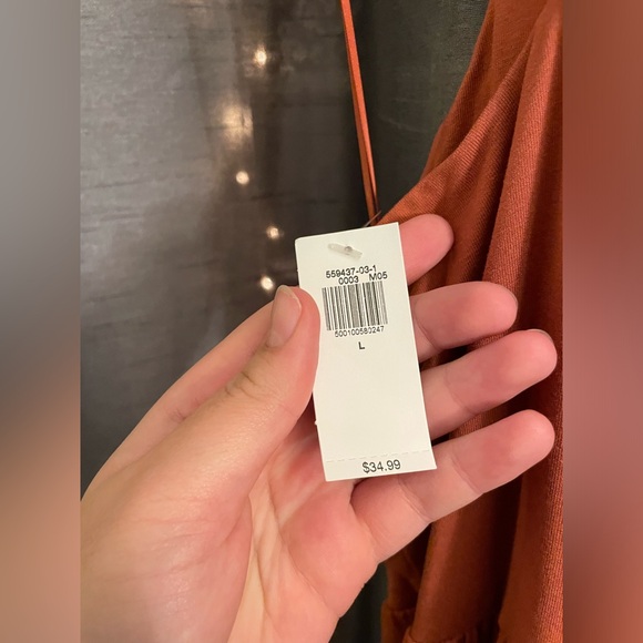 Old Navy Pink Fit & Flare Cross-Back Mini Cami Dress NWT - Picture 3 of 4